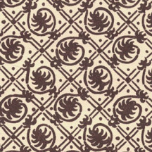Brown Geometric Palm Print Italian Paper ~ Carta Varese Italy